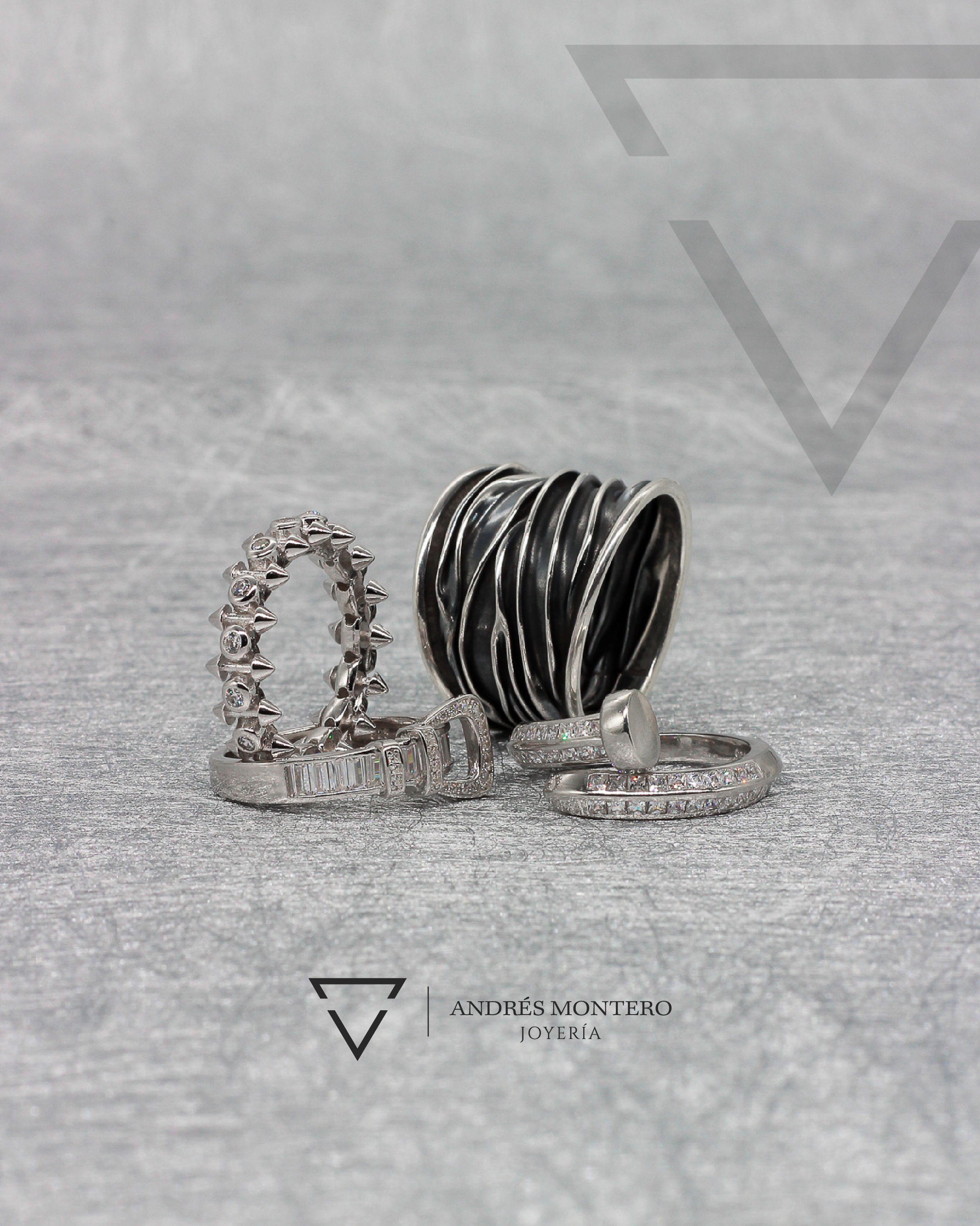 Anillo Cathédrale Pavé